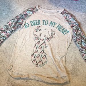 Deer burnout shirt